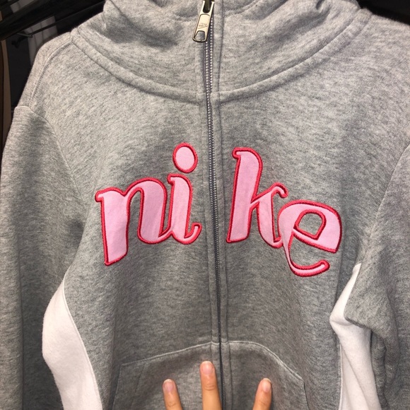 Girls Nike Zip Up Jacket - Picture 2 of 4